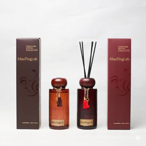 香港本土品牌MissTingLab  維港聽風  藤枝香薰  幸福永久 200ml